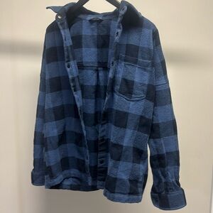 Palm Angels Flannel Blue Size M